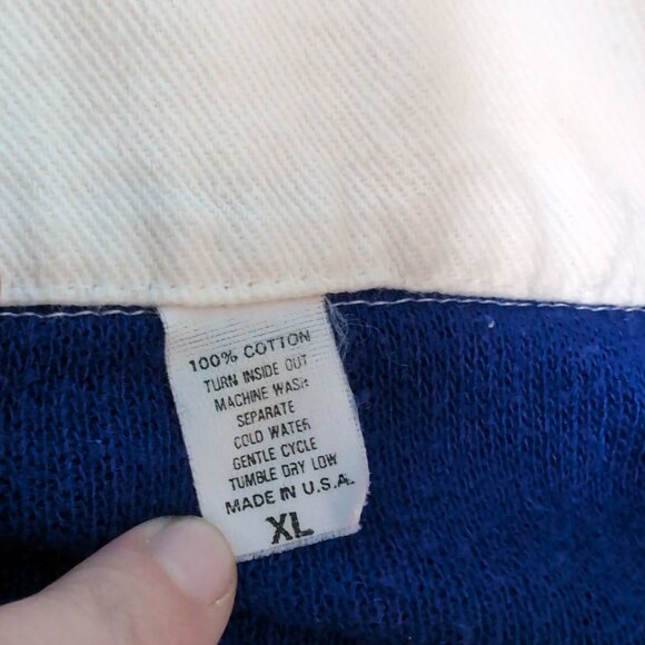 California Beach Graphic Hoodie Colorblock 100% Cotton 90s Retro – Unisex XL - Picture 3 of 6